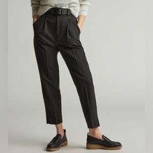 Everlane The Tencel Way High Taper Pant Black NWT